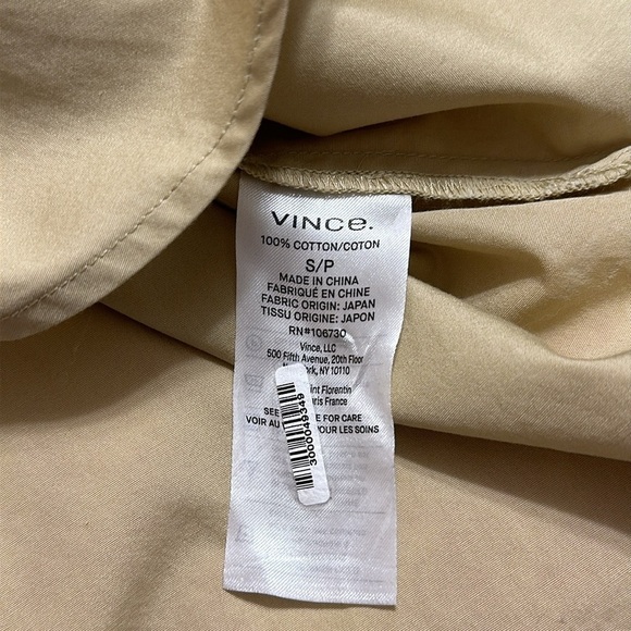 Vince Cream and Tan Blouse - Picture 9 of 11